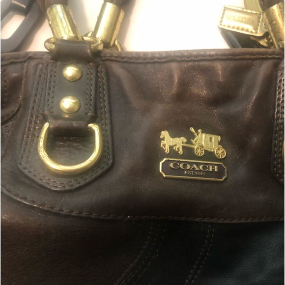 Limited Edition Coach leather bag. Used.  Authentic contact C’s. - Picture 3 of 6